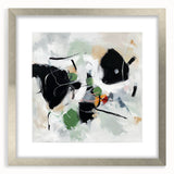 Colorful Abstract Wall Art – Bold Black and Green Modern Canvas