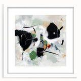 Colorful Abstract Wall Art – Bold Black and Green Modern Canvas