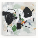 Colorful Abstract Wall Art – Bold Black and Green Modern Canvas