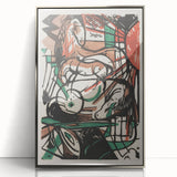 Abstract Expressionism: Birth of Horses | Vibrant Expressionist Wall Art