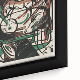 Abstract Expressionism: Birth of Horses | Vibrant Expressionist Wall Art