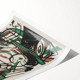 Abstract Expressionism: Birth of Horses | Vibrant Expressionist Wall Art