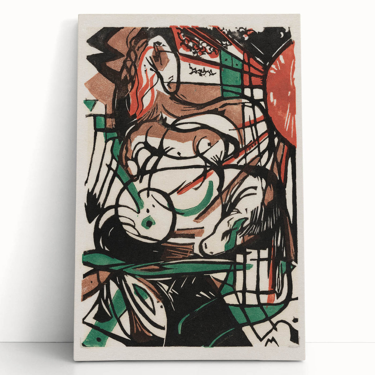 Abstract Expressionism: Birth of Horses | Vibrant Expressionist Wall Art