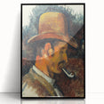 Impressionist Portrait - Man with Pipe by Cézanne Wall Art Print