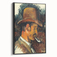 Impressionist Portrait - Man with Pipe by Cézanne Wall Art Print