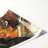 Impressionist Portrait - Man with Pipe by Cézanne Wall Art Print