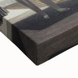 Vintage Modern Wall Art - Intriguing Scene of Figures in a Bedroom