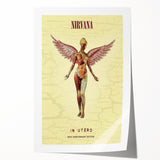 Nirvana In Utero Retro Wall Art | Vintage Poster Art