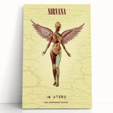 Nirvana In Utero Retro Wall Art | Vintage Poster Art