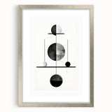 Modern Dining Room Wall Art – Minimalist Geometric Balance Print