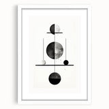 Modern Dining Room Wall Art – Minimalist Geometric Balance Print