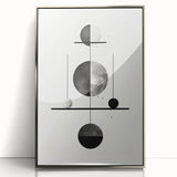 Modern Dining Room Wall Art – Minimalist Geometric Balance Print