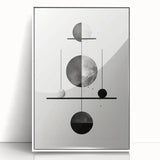 Modern Dining Room Wall Art – Minimalist Geometric Balance Print