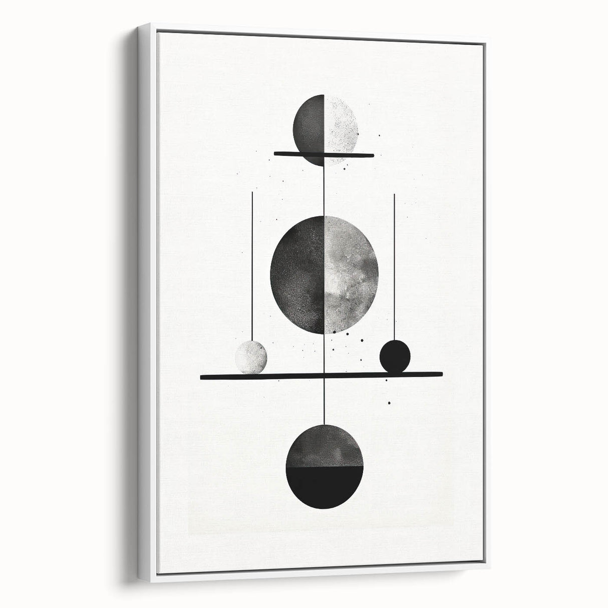 Modern Dining Room Wall Art – Minimalist Geometric Balance Print