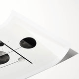 Modern Dining Room Wall Art – Minimalist Geometric Balance Print