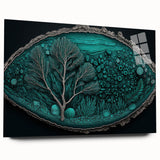 Nature-Inspired Abstract Living Room Wall Art – Large Canvas Print