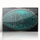 Nature-Inspired Abstract Living Room Wall Art – Large Canvas Print