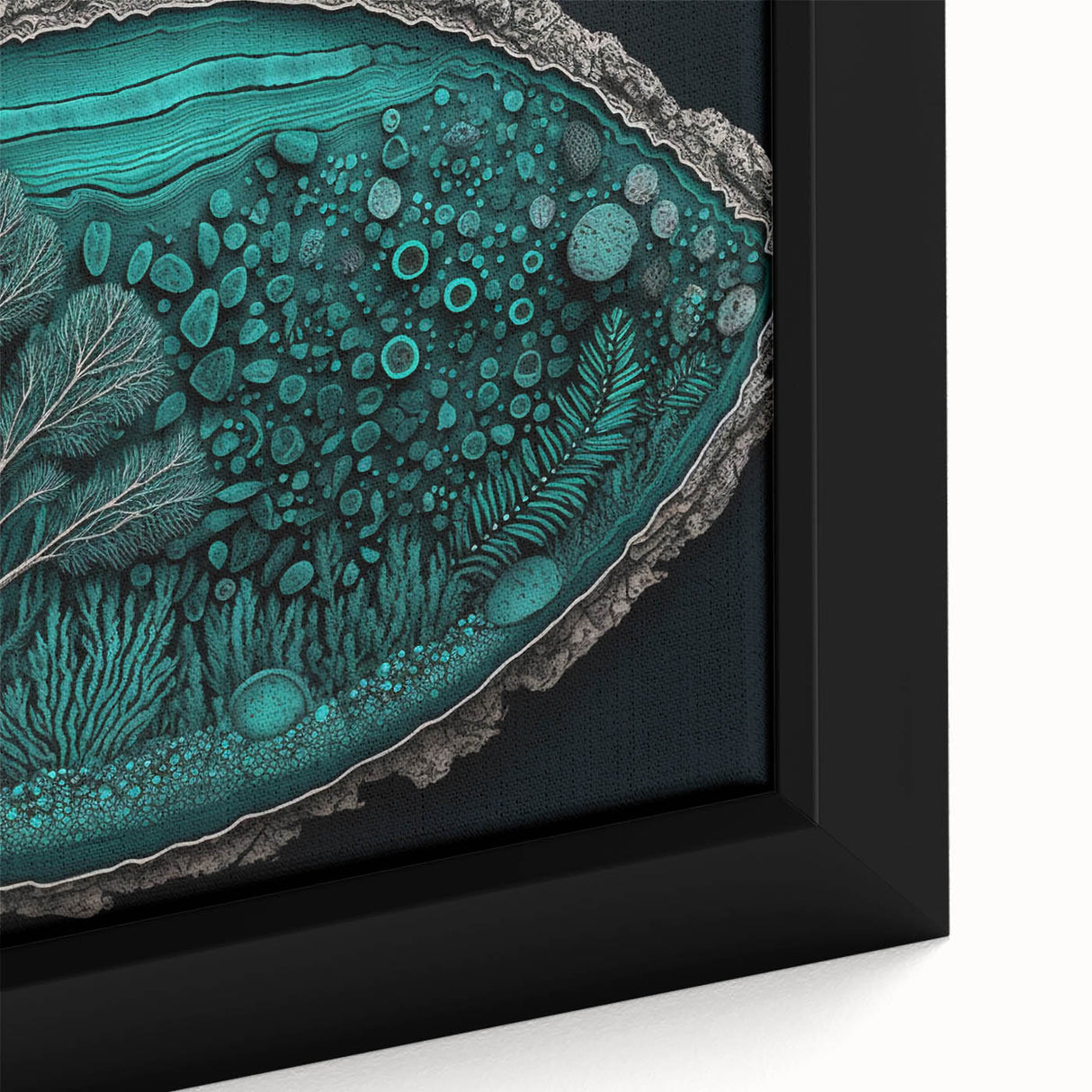 Nature-Inspired Abstract Living Room Wall Art – Large Canvas Print