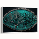 Nature-Inspired Abstract Living Room Wall Art – Large Canvas Print