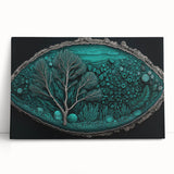 Nature-Inspired Abstract Living Room Wall Art – Large Canvas Print