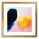 Abstract Art Prints – Soft Yellow and Pink Gradient Modern Canvas