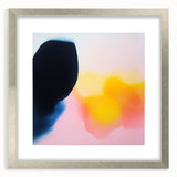 Abstract Art Prints – Soft Yellow and Pink Gradient Modern Canvas