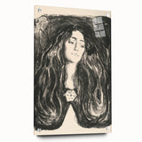 Expressionist Art - The Brooch, Eva Mudocci (1903) Wall Art Print