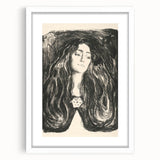 Expressionist Art - The Brooch, Eva Mudocci (1903) Wall Art Print