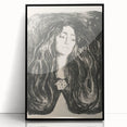 Expressionist Art - The Brooch, Eva Mudocci (1903) Wall Art Print