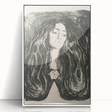 Expressionist Art - The Brooch, Eva Mudocci (1903) Wall Art Print