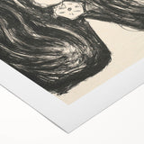 Expressionist Art - The Brooch, Eva Mudocci (1903) Wall Art Print