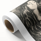 Expressionist Art - The Brooch, Eva Mudocci (1903) Wall Art Print