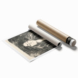 Expressionist Art - The Brooch, Eva Mudocci (1903) Wall Art Print