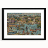 Impressionist Harbor Scene Wall Art - Prendergast's Marblehead Harbor Print