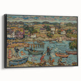 Impressionist Harbor Scene Wall Art - Prendergast's Marblehead Harbor Print