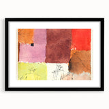 Abstract Composition Modern Art - Vibrant Colors and Geometric Style
