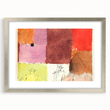 Abstract Composition Modern Art - Vibrant Colors and Geometric Style