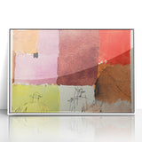 Abstract Composition Modern Art - Vibrant Colors and Geometric Style