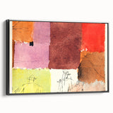 Abstract Composition Modern Art - Vibrant Colors and Geometric Style