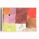 Abstract Composition Modern Art - Vibrant Colors and Geometric Style