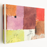 Abstract Composition Modern Art - Vibrant Colors and Geometric Style