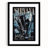 Nirvana Poster - Classic Retro Wall Art for Music Lovers