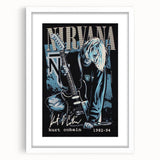 Nirvana Poster - Classic Retro Wall Art for Music Lovers