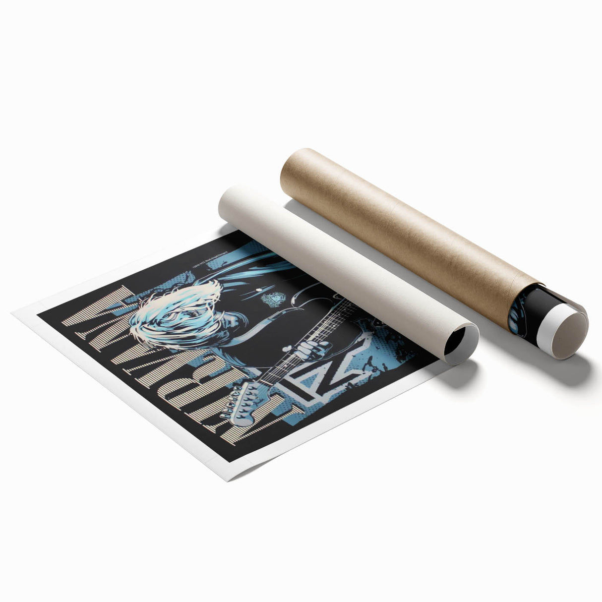 Nirvana Poster - Classic Retro Wall Art for Music Lovers