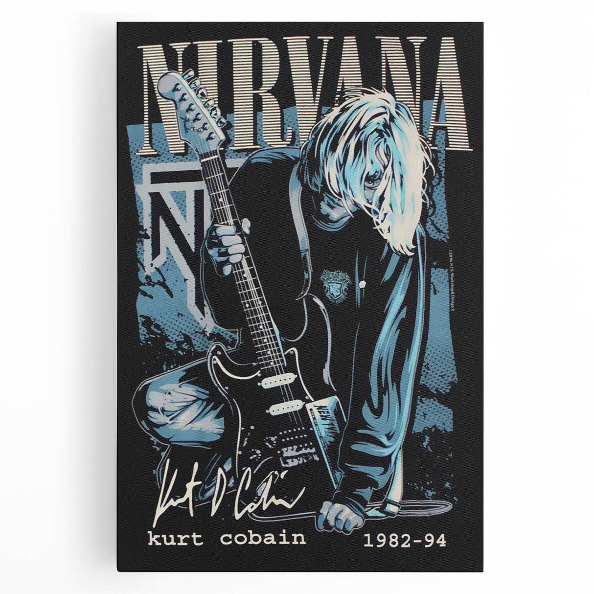 Nirvana Poster - Classic Retro Wall Art for Music Lovers