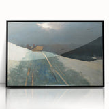 Realism Winter Landscape Art Print - Sleigh Ride by Winslow Homer