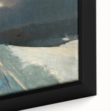 Realism Winter Landscape Art Print - Sleigh Ride by Winslow Homer