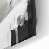 Framed Dining Room Prints – Abstract Neutral Black & Gray Art