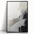 Framed Dining Room Prints – Abstract Neutral Black & Gray Art