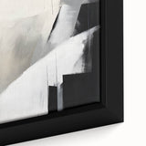 Framed Dining Room Prints – Abstract Neutral Black & Gray Art